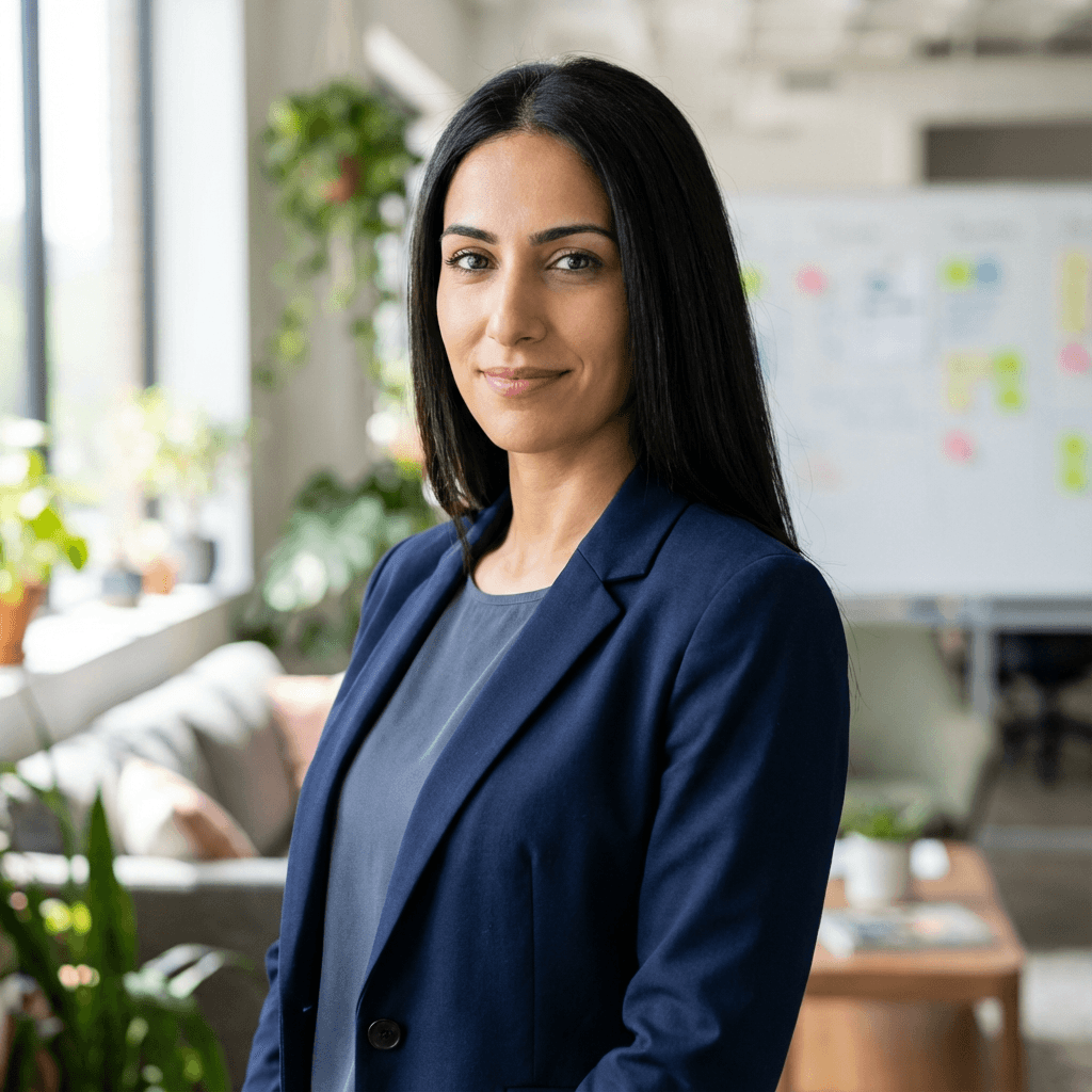 Priya Sharma, Client Success and Operations Lead, professional headshot